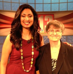 Sabrina Dhammi with new MS Resource Executive Director Judy Bombardier.