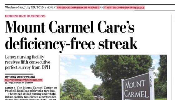 Mount-Carmel-Care-Berkshire-Eagle-Fifth-Consecutive-Deficiency-Free-Survey