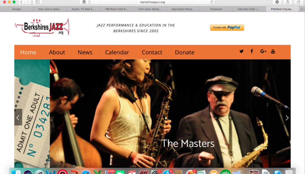 Berkshires Jazz website